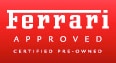This Vehicle is Ferrari OEM Certified